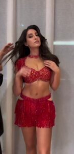 Nora Fatehi Turns Up the Heat in Red: A Style Statement That Dances