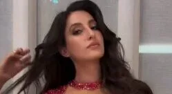 Nora Fatehi Turns Up the Heat in Red: A Style Statement That Dances